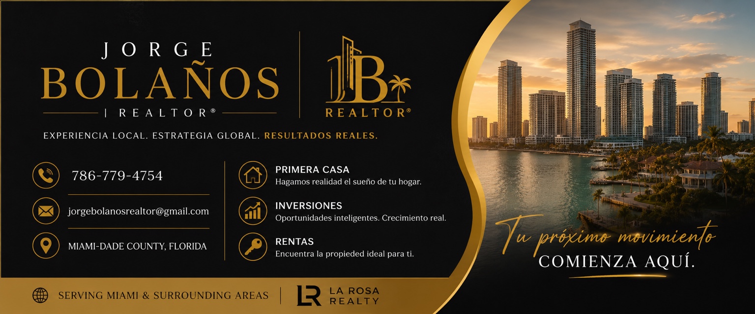 Jorge Bolaños REALTOR professional identity